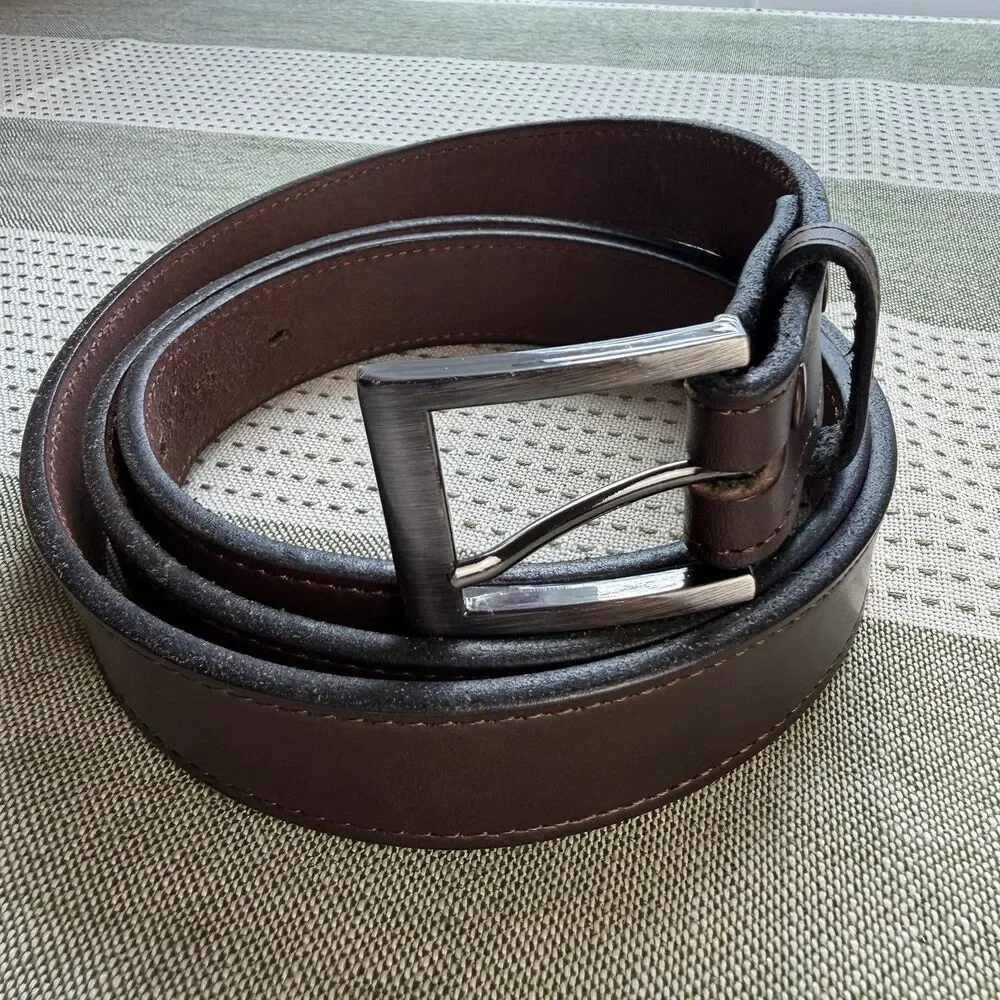 Bullhide Belts The Admiral Chocolate Brown Leather Belt Men's 48